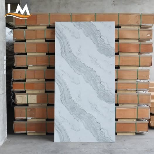Premium Mirror-Finish PVC Marble Sheets factory